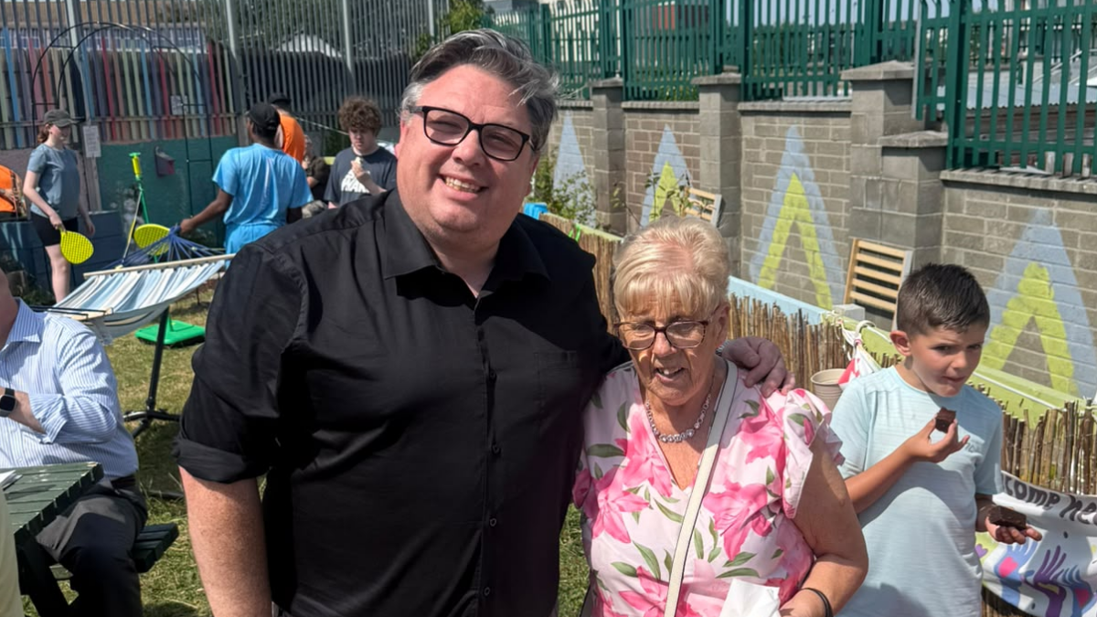 Meeting Place Arch Club's new sensory and allotment space in Greenview Allotments