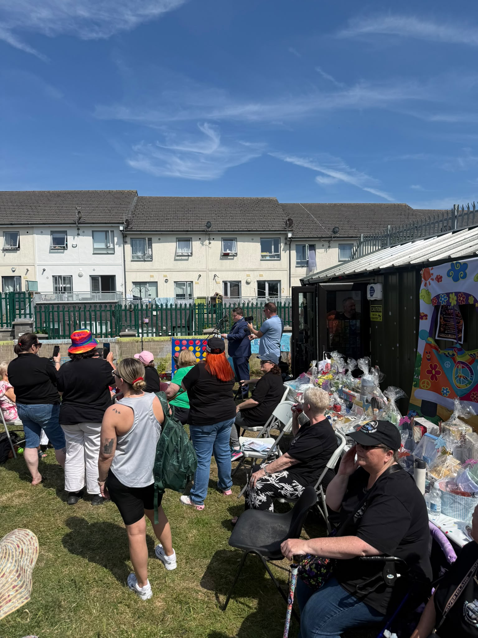 Meeting Place Arch Club's new sensory and allotment space in Greenview Allotments