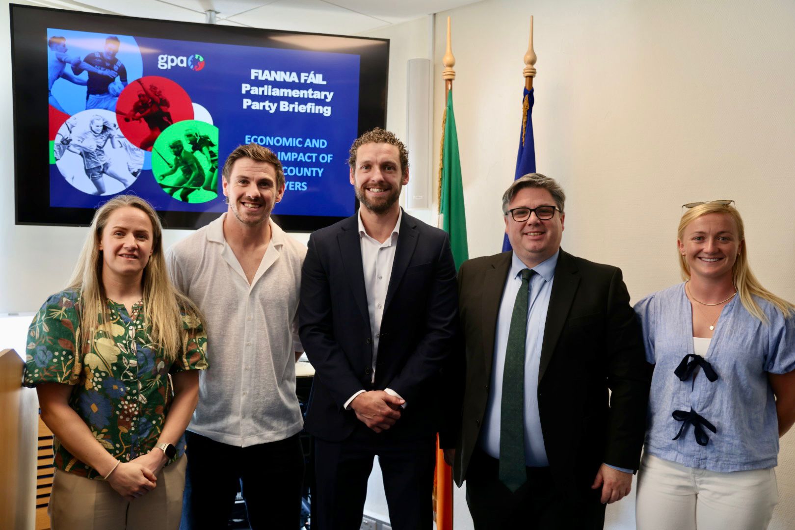 Gaelic Players' Association (GPA) discuss inter-county player priorities with Fianna Fáil Parliamentary Party