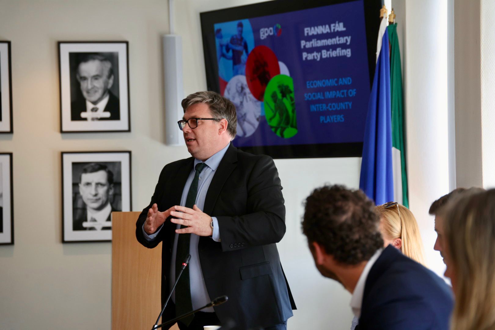 Gaelic Players' Association (GPA) discuss inter-county player priorities with Fianna Fáil Parliamentary Party