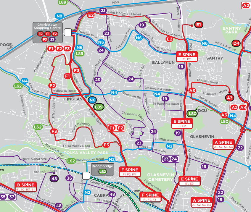 Bus changes in Finglas, Glasnevin and Ballymun