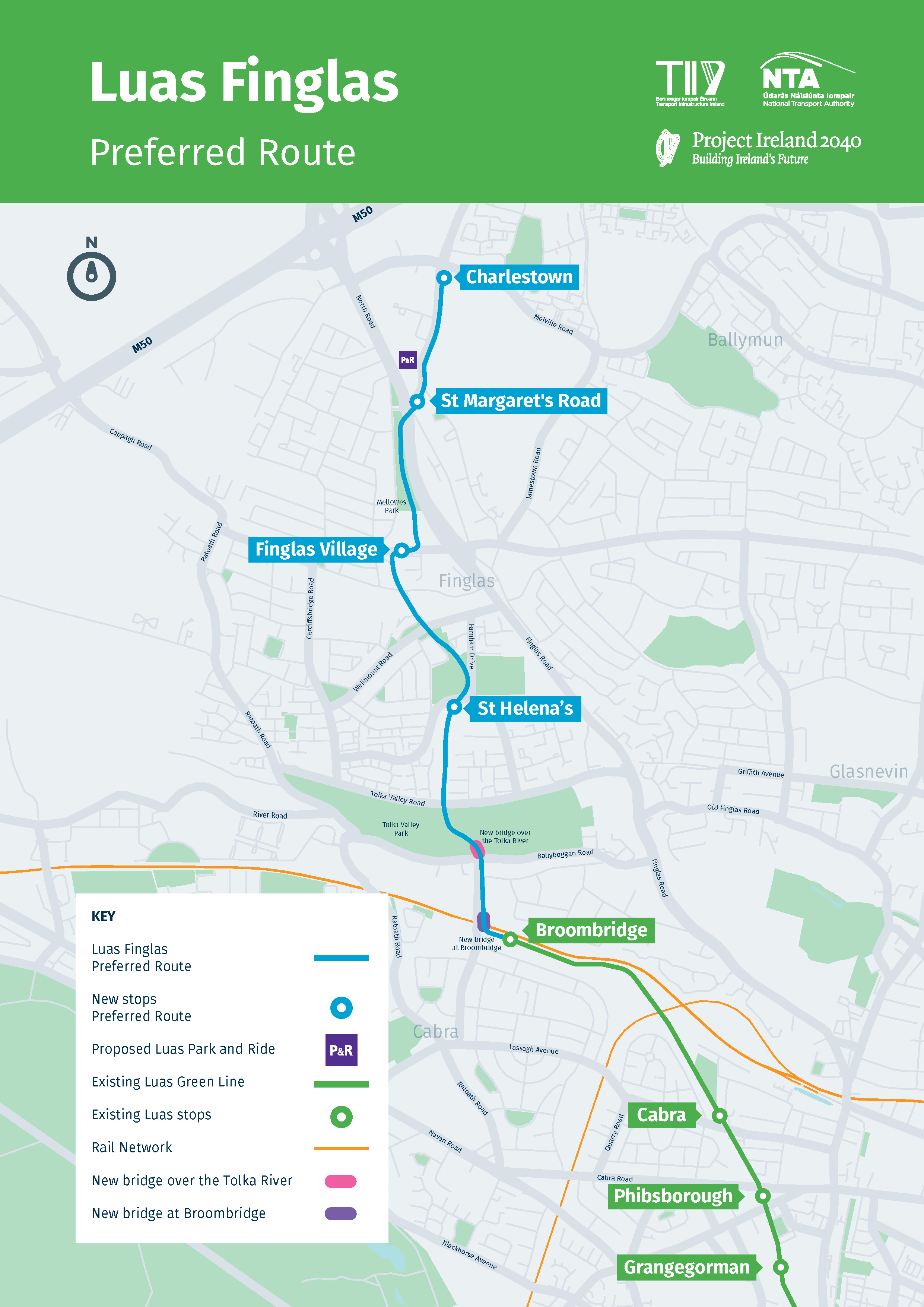 Finglas Luas update