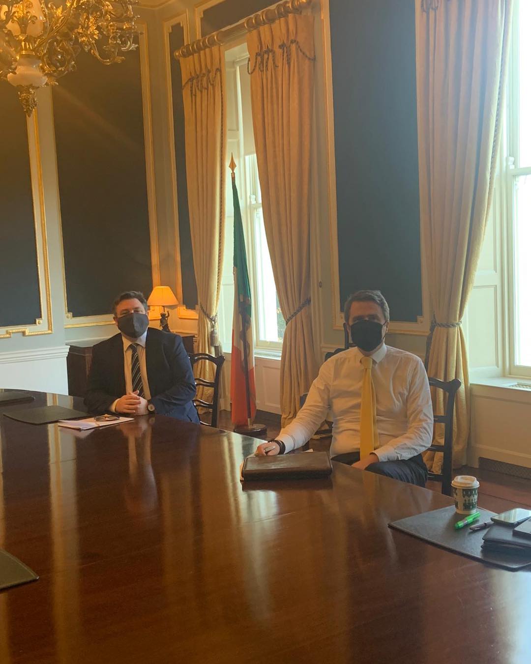 Meeting with the Minister of State for Justice, James Browne